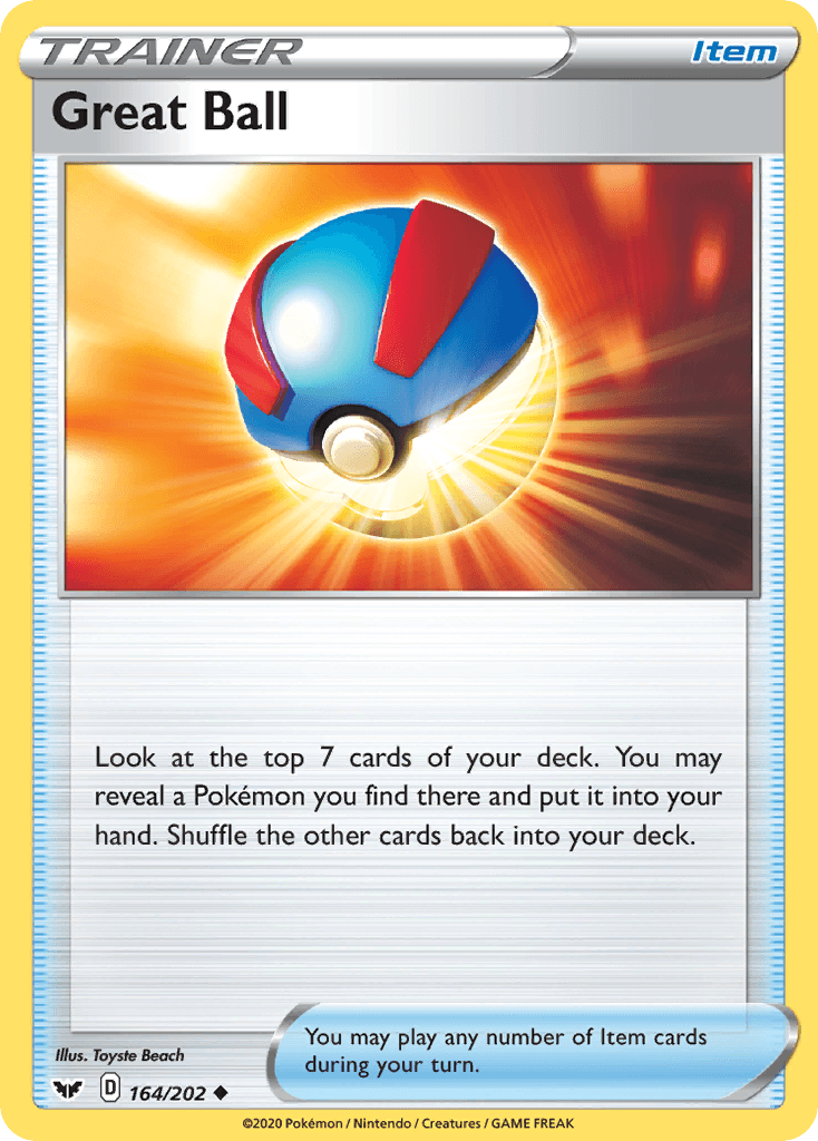 Great Ball Pokémon card