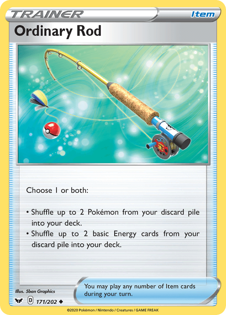Ordinary Rod Pokémon card