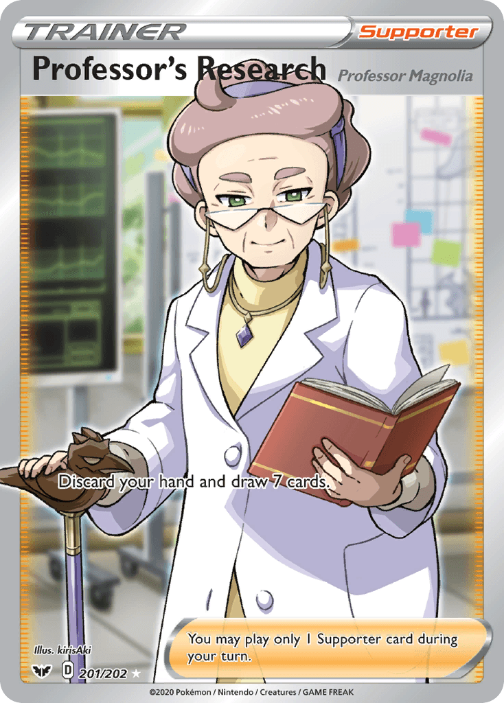 Professor's Research (Professor Magnolia) Pokémon card