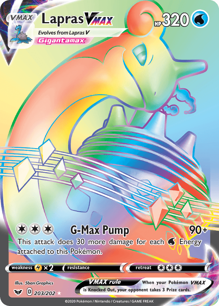 Lapras VMAX from Sword & Shield