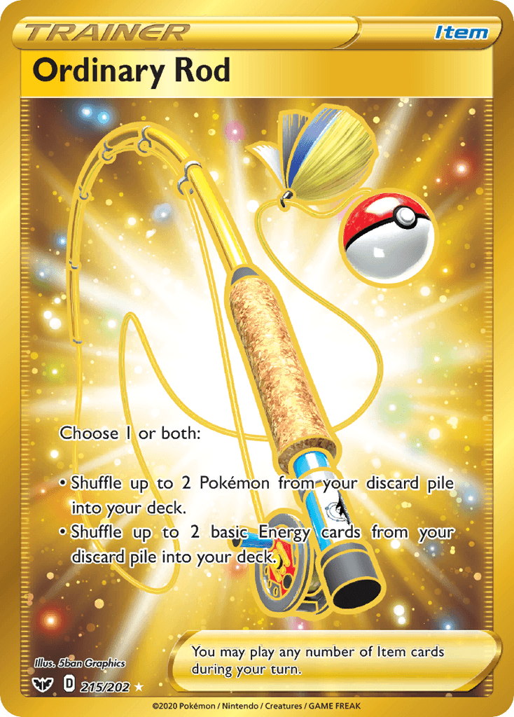 Ordinary Rod Pokémon card
