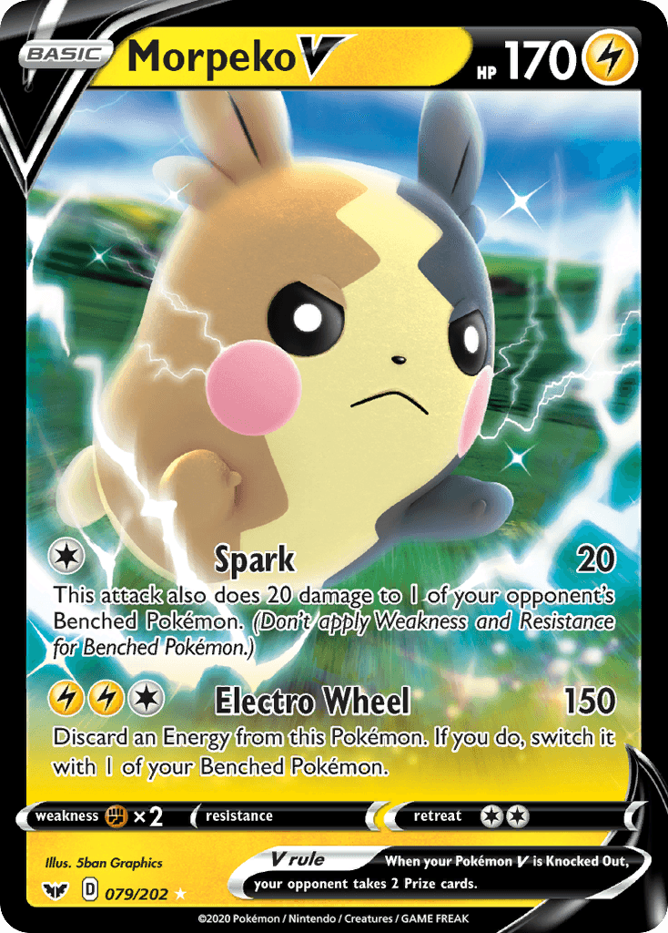 Morpeko V Pokémon card