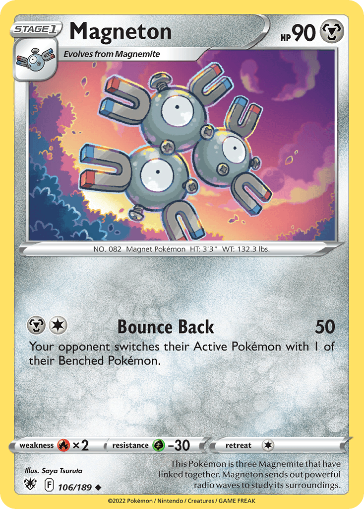 Magneton Pokémon card
