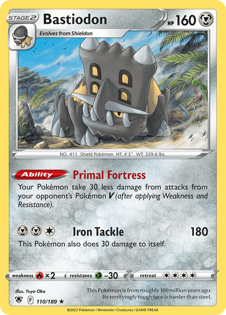 Bastiodon Pokémon card