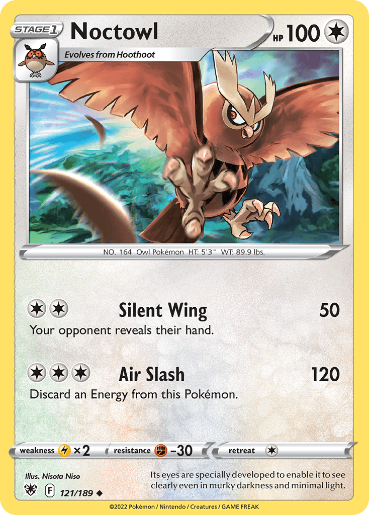 Noctowl Pokémon card