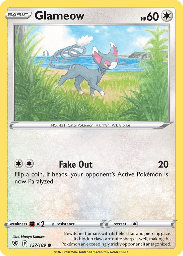 Glameow Pokémon card