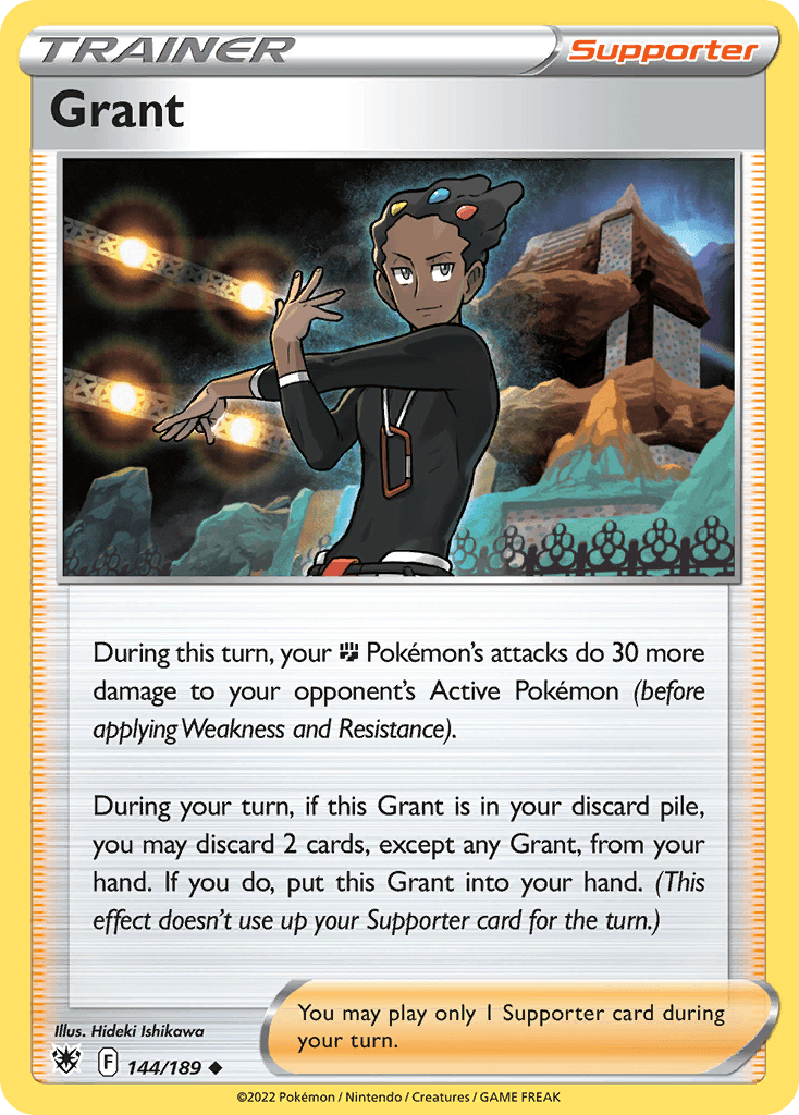 Grant Pokémon card