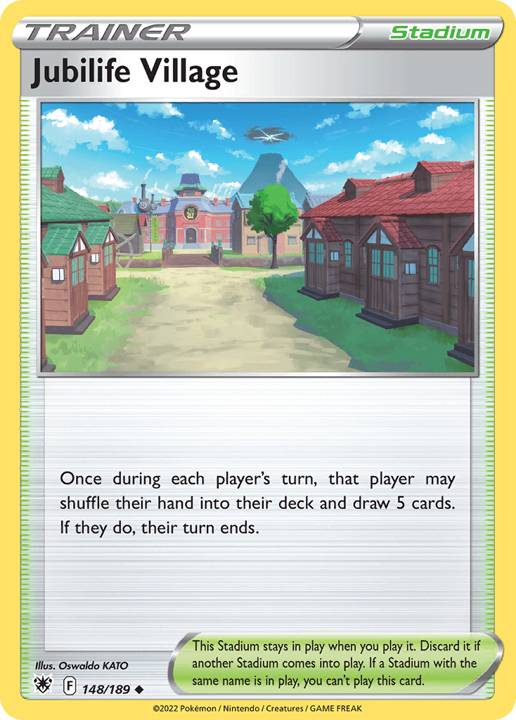 Jubilife Village Pokémon card