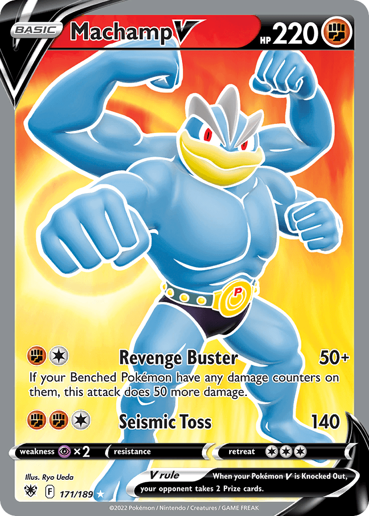 Machamp V illustrated by Ryo Ueda