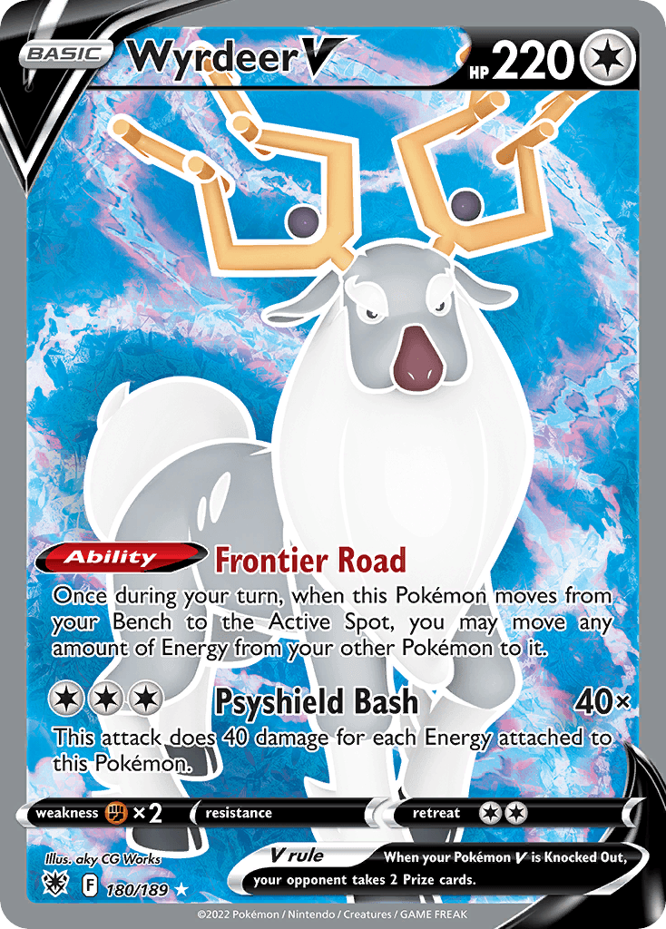 Wyrdeer V Pokémon card