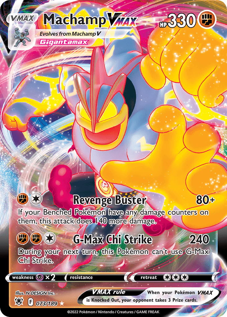 Machamp VMAX — Rare Holo VMAX