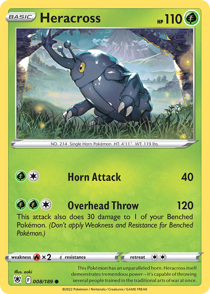 Heracross Pokémon card