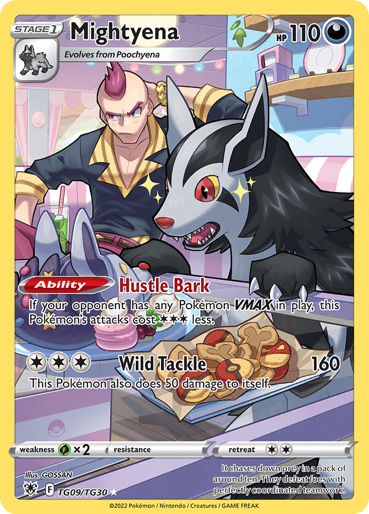 Mightyena — Trainer Gallery Rare Holo
