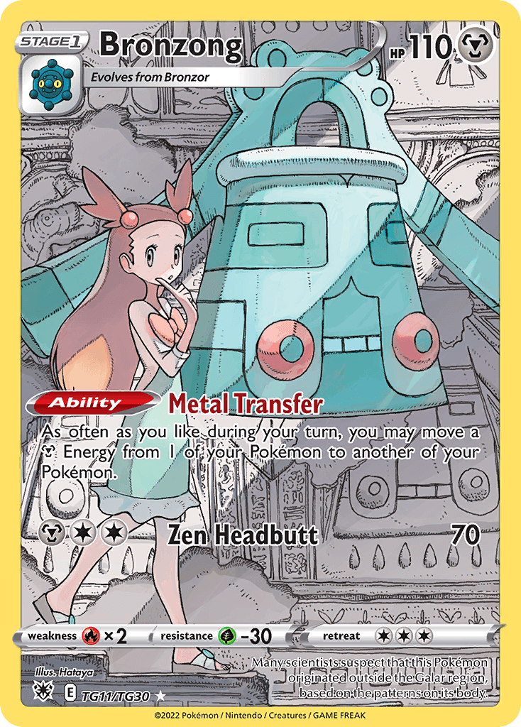 Bronzong Pokémon card
