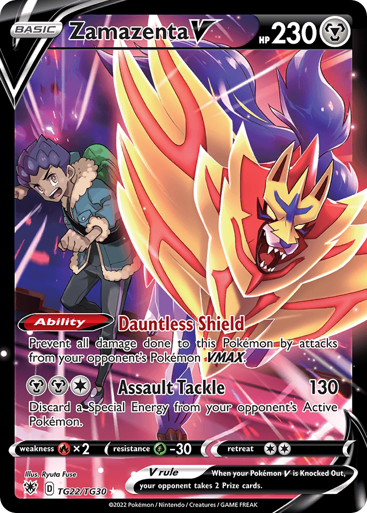 Zamazenta V — Rare Holo V