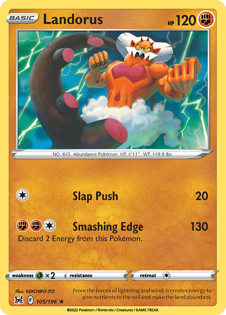 Landorus Pokémon card