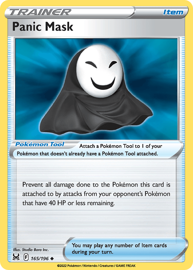 Panic Mask Pokémon card