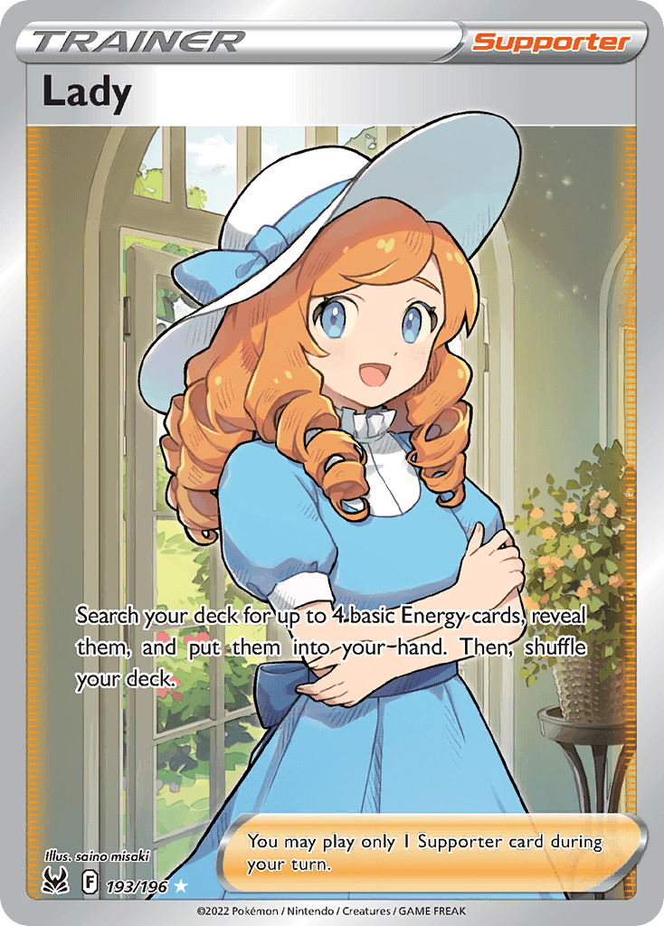 Lady Pokémon card