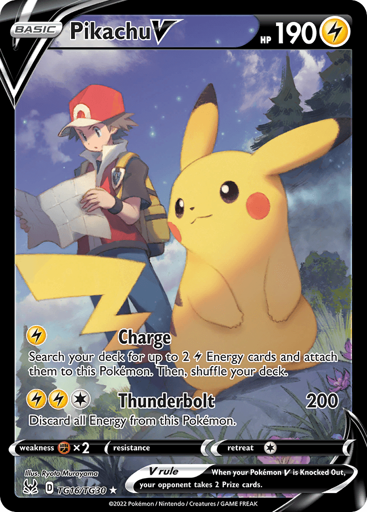 Pikachu V — Rare Holo V