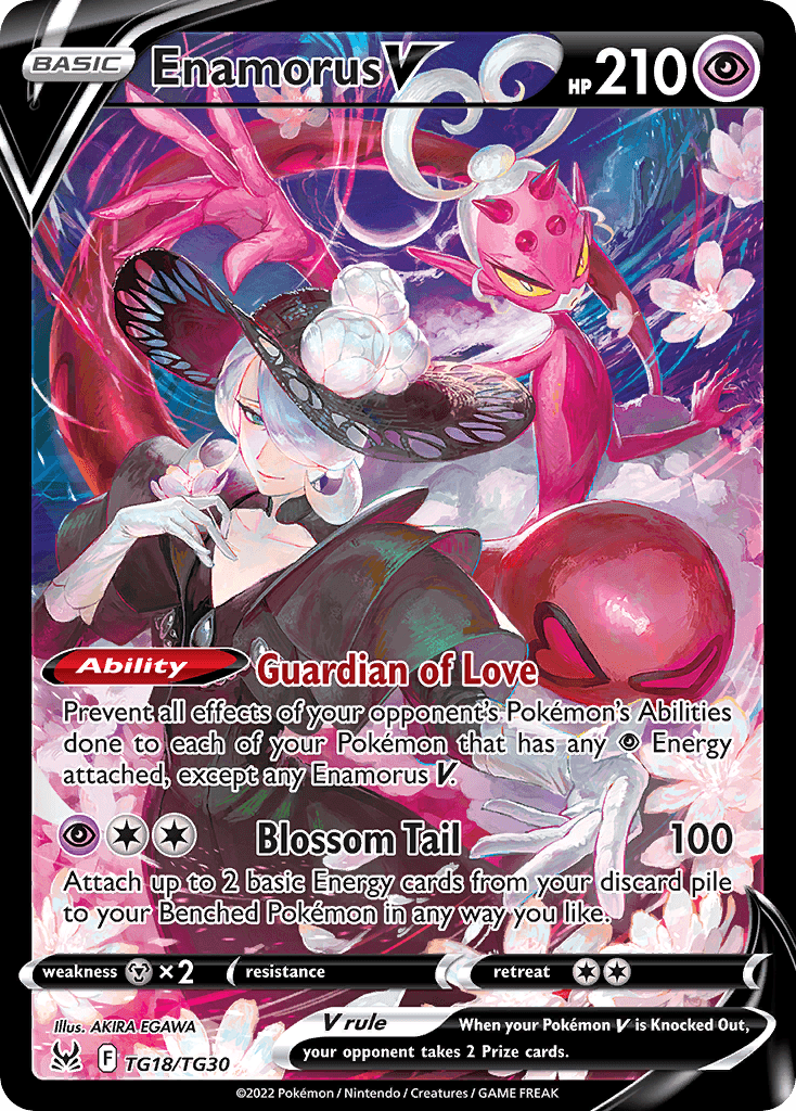 Enamorus V — Rare Holo V