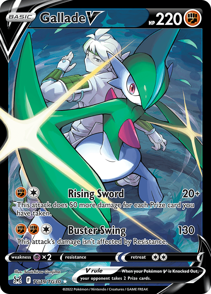 Gallade V — Rare Holo V