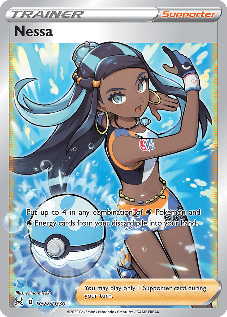 Nessa Pokémon card