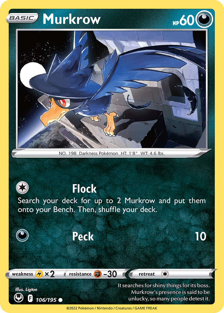 Murkrow Pokémon card