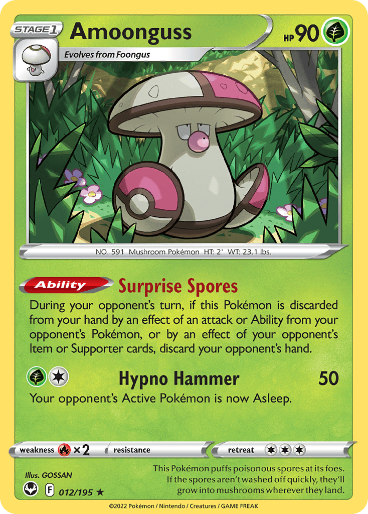 Amoonguss Pokémon card
