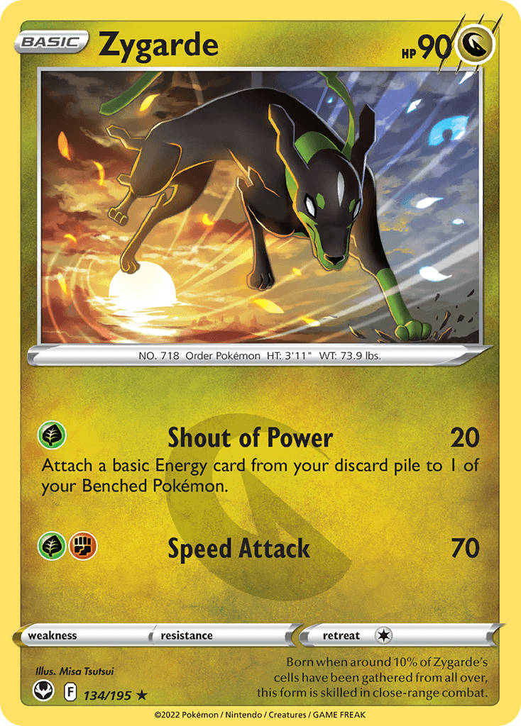 Zygarde Pokémon card
