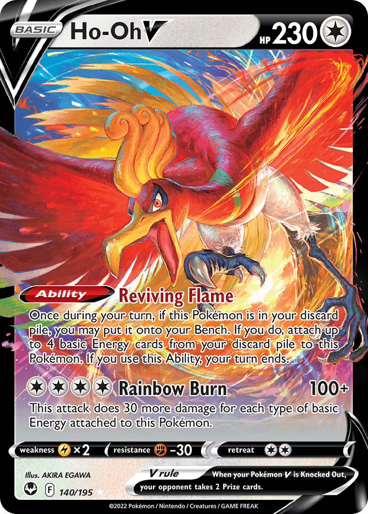 Ho-Oh V — Rare Holo V