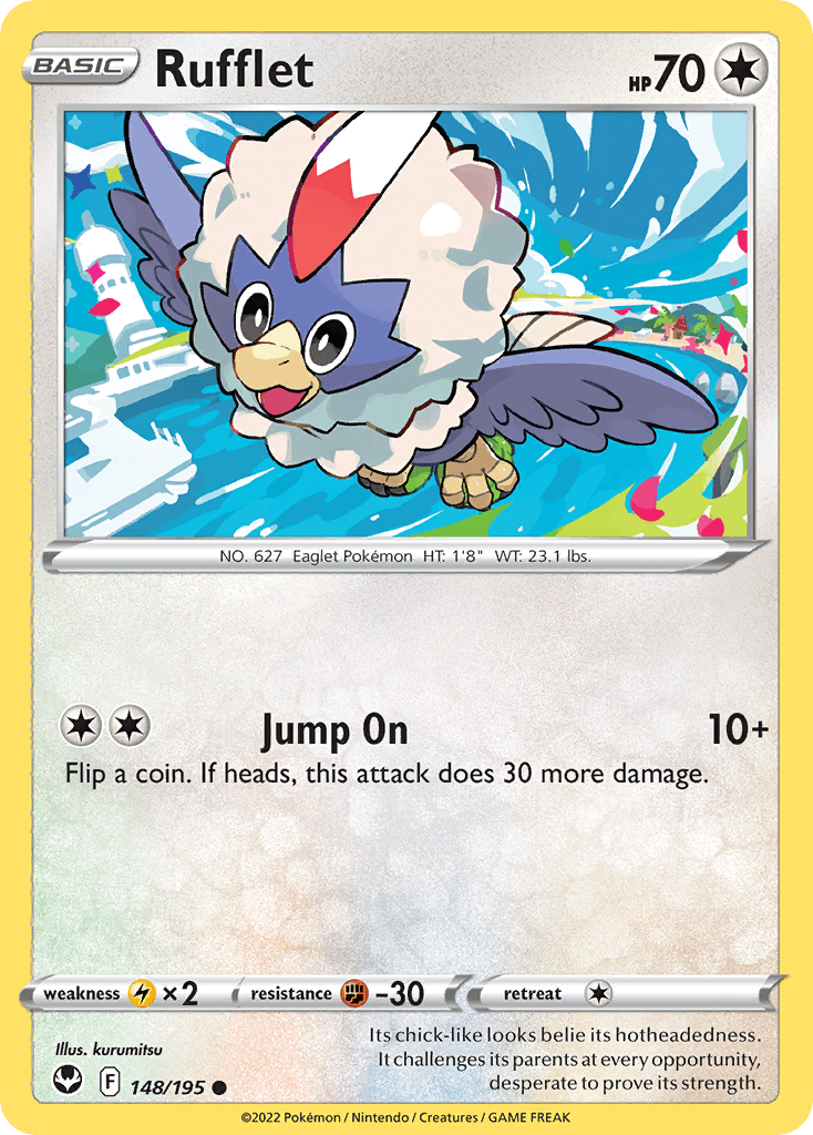 Rufflet Pokémon card