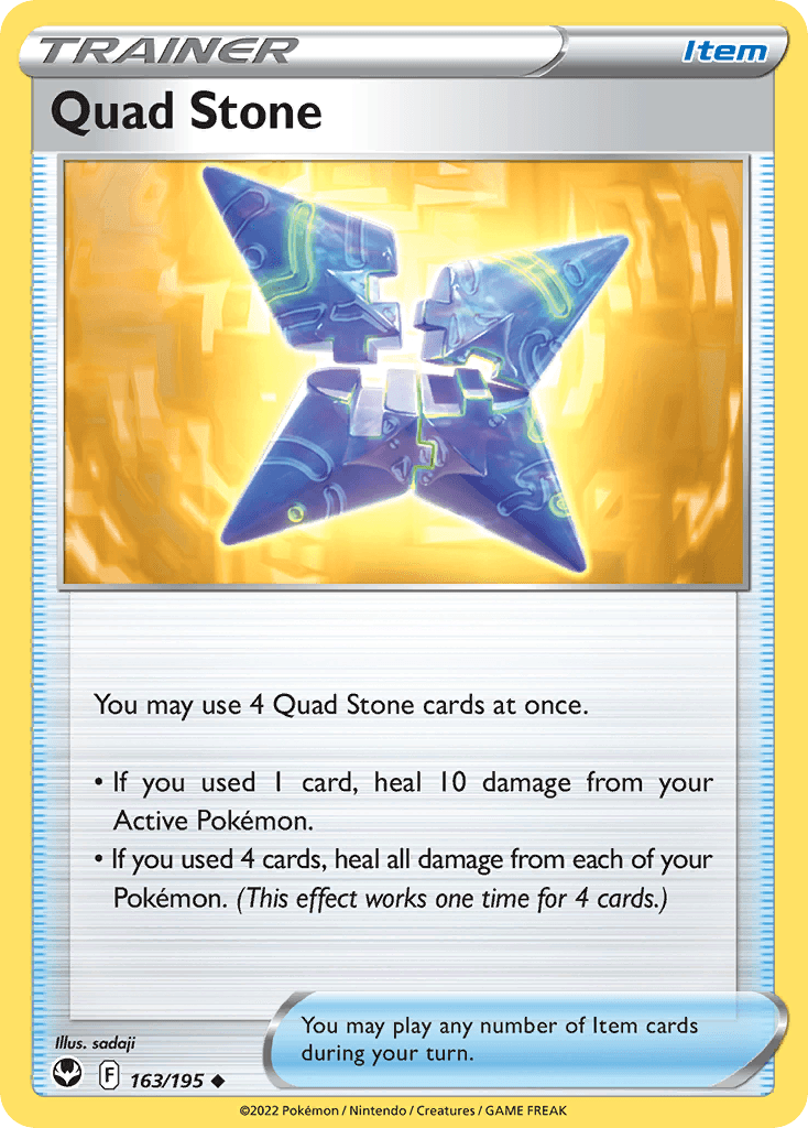Quad Stone Pokémon card
