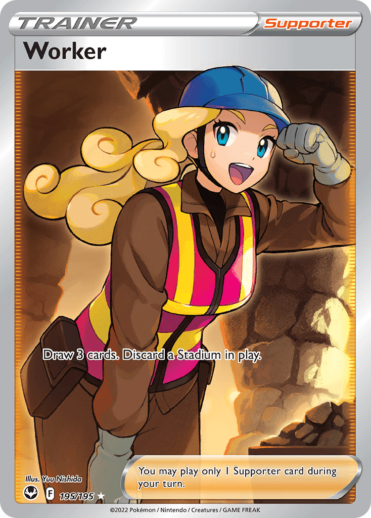 Worker Pokémon card