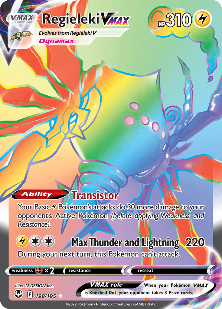 Regieleki VMAX Pokémon card