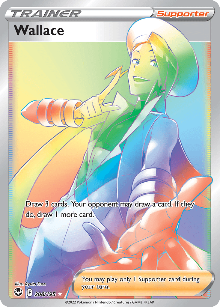 Wallace Pokémon card