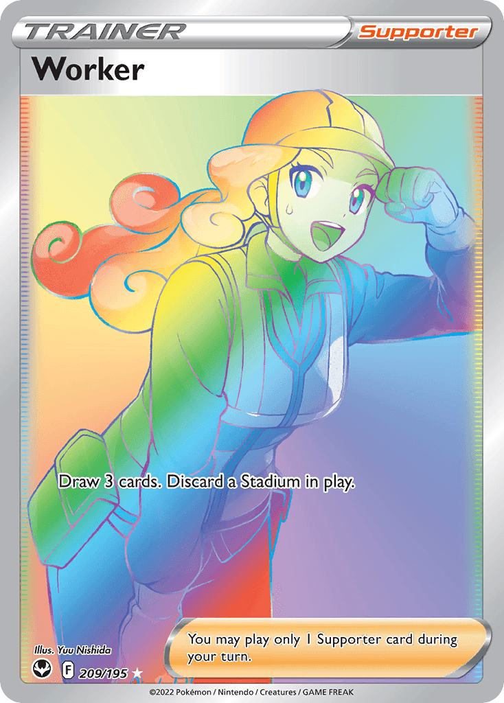 Worker Pokémon card