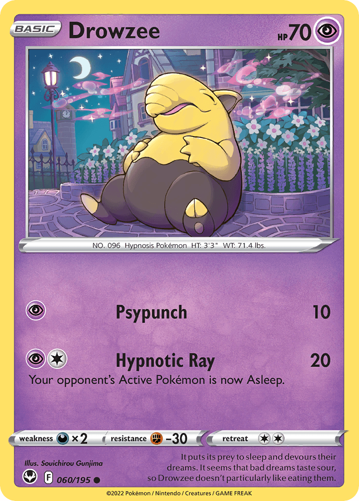 Drowzee Pokémon card
