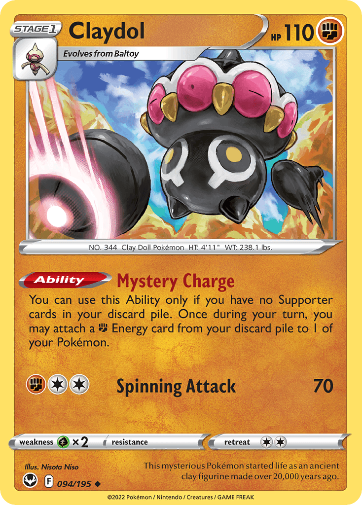 Claydol Pokémon card