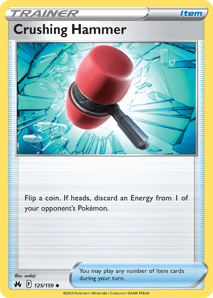 Crushing Hammer Pokémon card