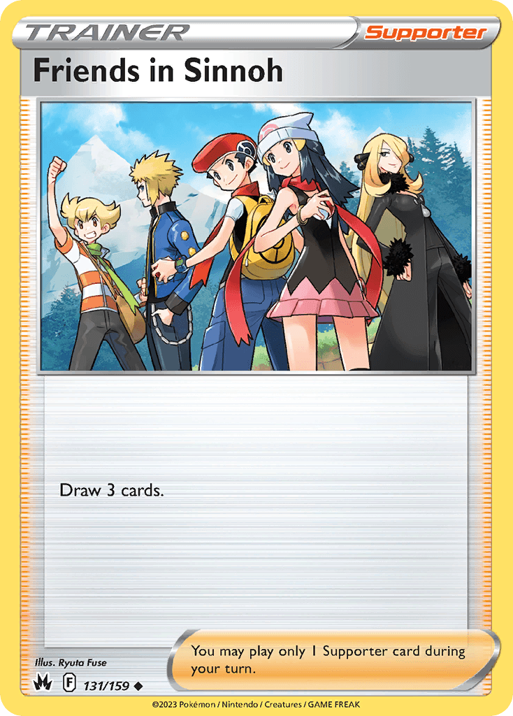 Friends in Sinnoh Pokémon card