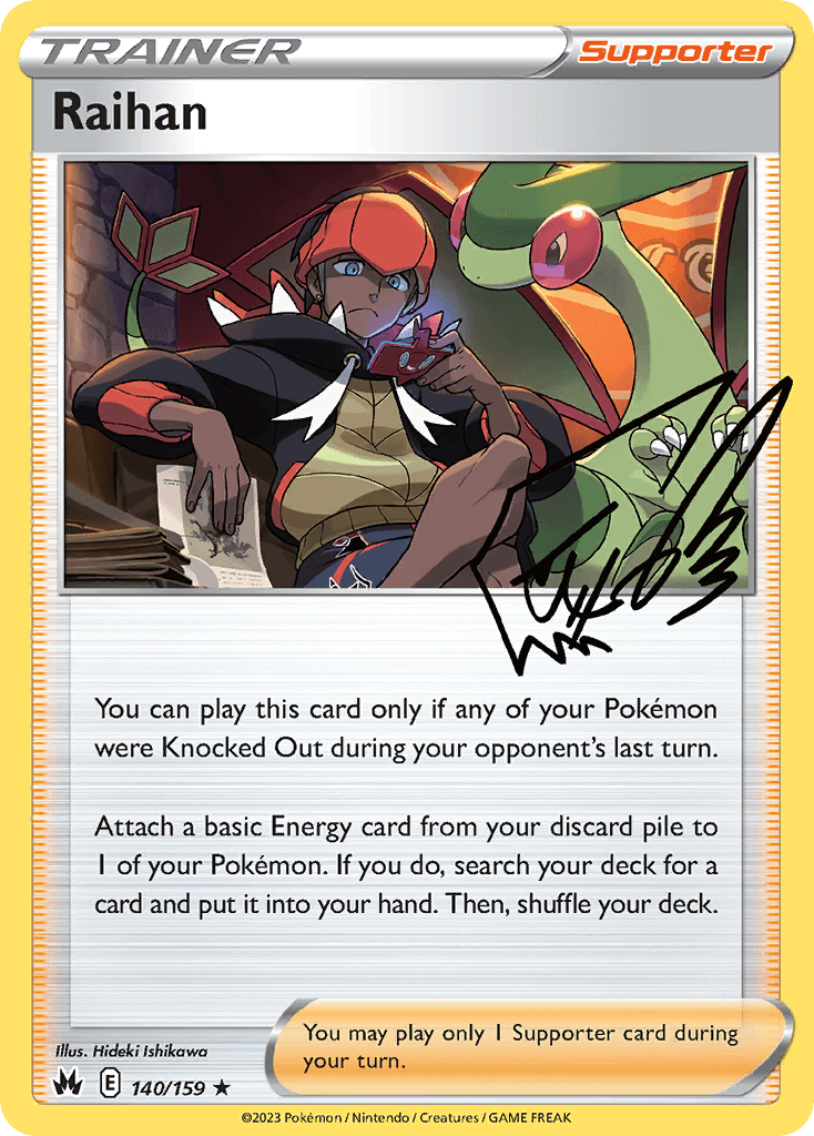 Raihan Pokémon card