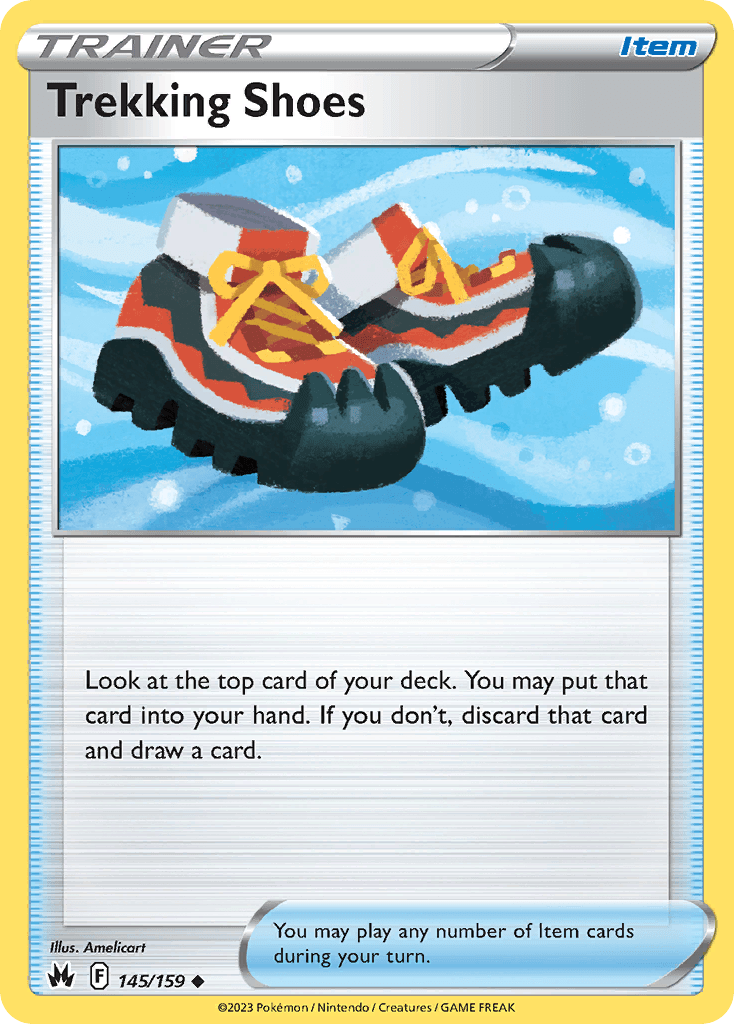 Trekking Shoes Pokémon card