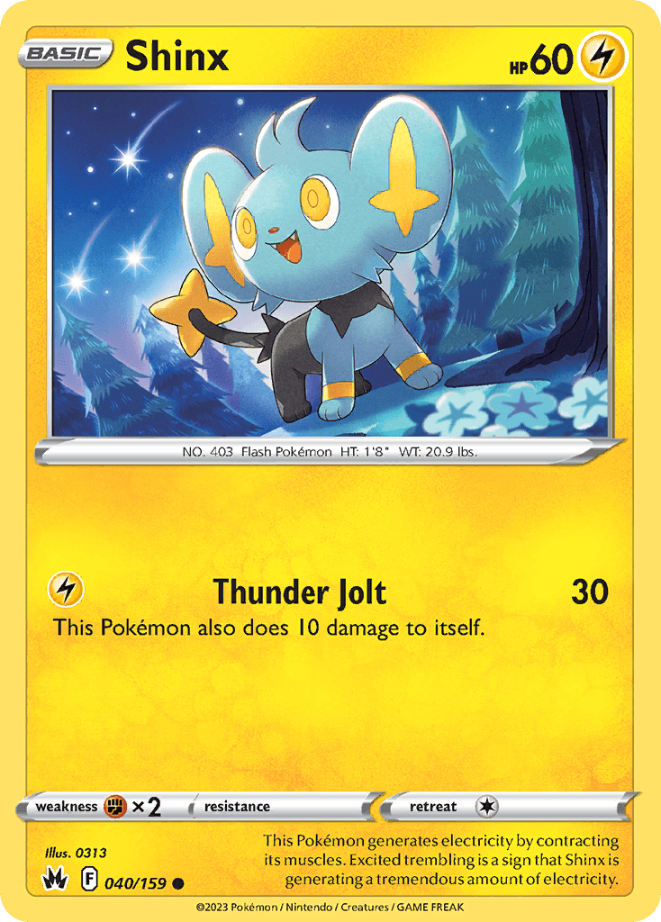 Shinx Pokémon card