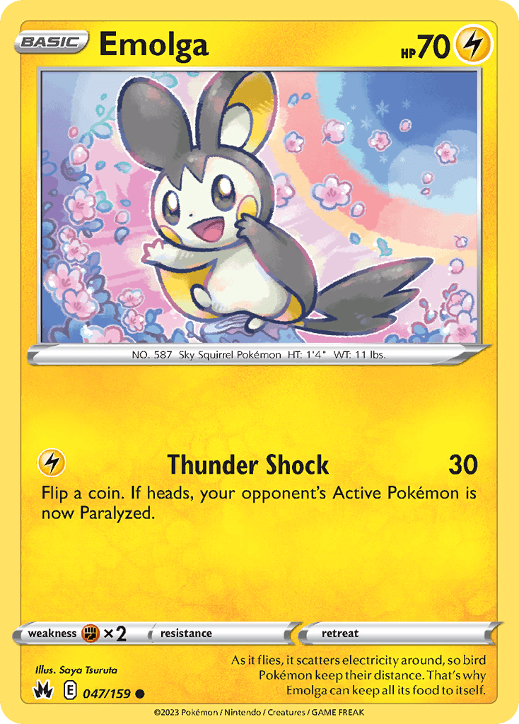 Emolga Pokémon card