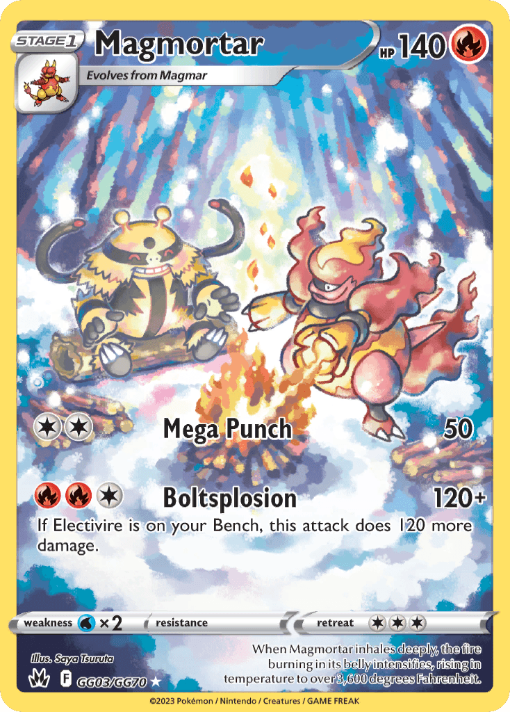 Magmortar — Trainer Gallery Rare Holo