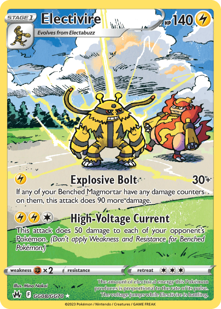 Electivire — Trainer Gallery Rare Holo