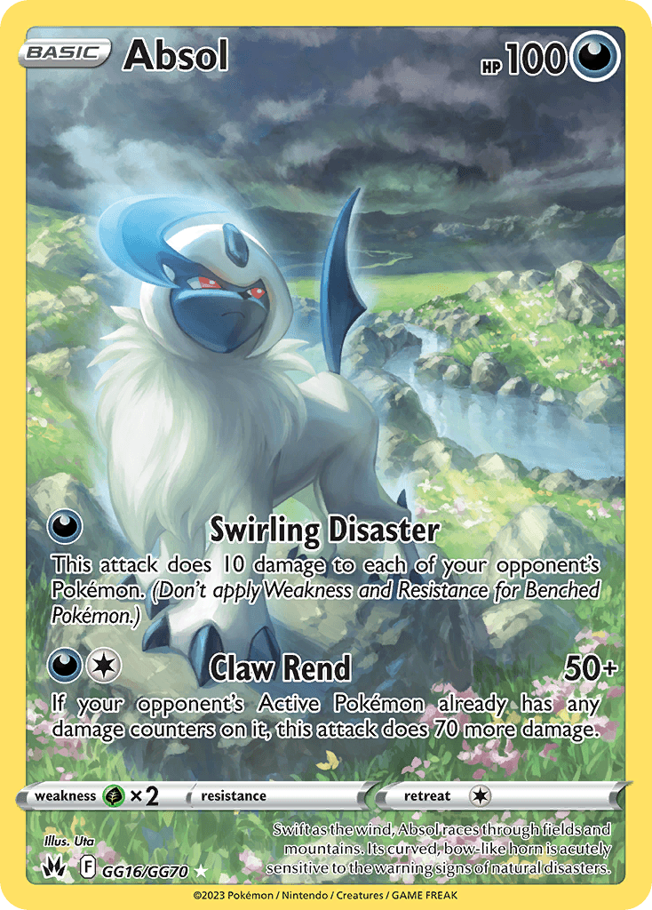 Absol — Trainer Gallery Rare Holo