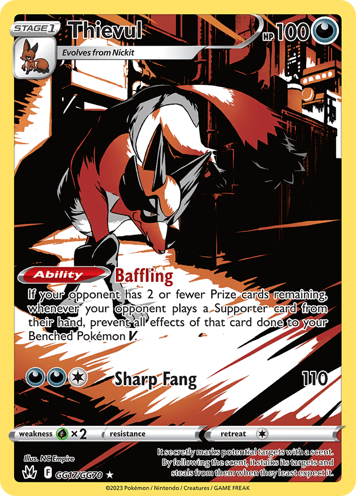 Thievul Pokémon card