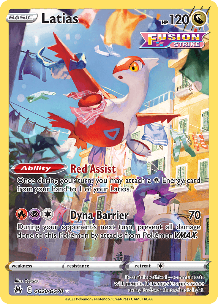 Latias — Trainer Gallery Rare Holo