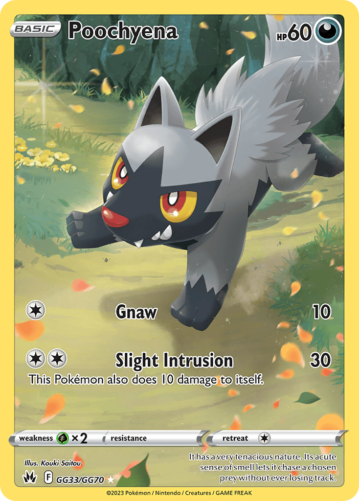 Poochyena — Trainer Gallery Rare Holo